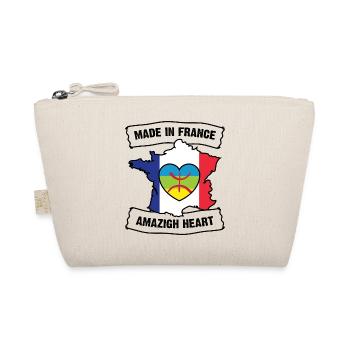 Französisch mit Amazigh-Herz - Bio-Täschchen - Natur - Vorne