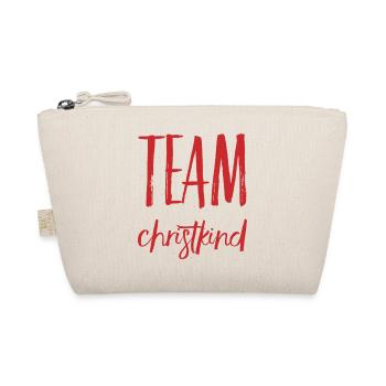TEAM CHRISTKIND. Weihnachten Merry Christmas X-Mas - Organic Pouch - nature - Front