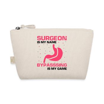 Magenoperation Design für Magenbypass Patient - Bio-Täschchen - Natur - Vorne
