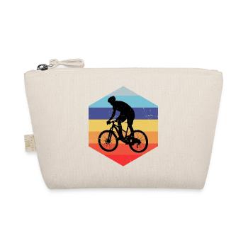 MTB Cycling Mountain Bike Women Cyclists - Organic Pouch - nature - Front