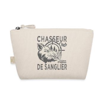 Chassé chasseur de sanglier cadeau cool chasse - Trousse biologique - nature - Devant