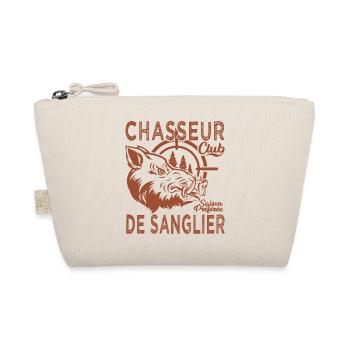 Chassé chasseur de sanglier cadeau cool chasse - Trousse biologique - nature - Devant