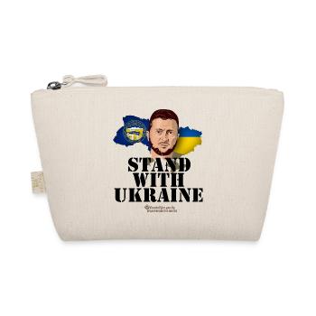 Nebraska Ukraine Flags - Organic Pouch - nature - Front