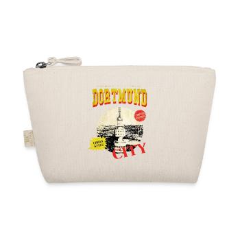 Dortmund Deutschland Stadt Skyline Vintage Retro - Bio-Täschchen - Natur - Vorne