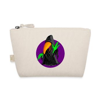 Dark Parakeet ( Logo ) - Organic Pouch - nature - Front