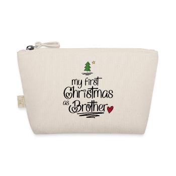 My first Christmas as Brother - Organic Pouch - nature - Front