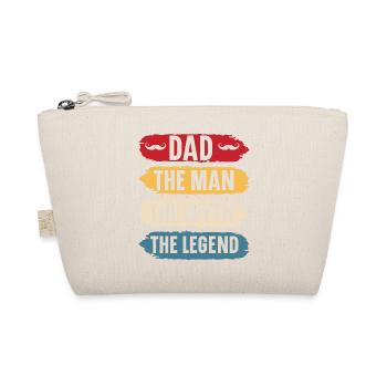 Dad the man the myth the legend christmas father - Trousse biologique - nature - Devant