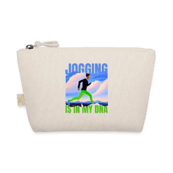JOGGEN IST IN MEINER DNA - Bio-Täschchen - Natur - Vorne