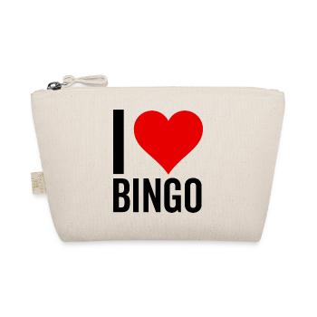 Ich liebe Bingo - Bio-Täschchen - Natur - Vorne