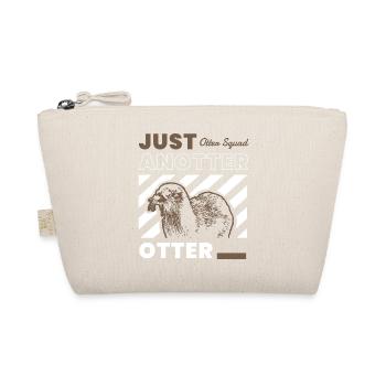 Anotter Otter Ironischer süßer Seeotter Wildtier - Bio-Täschchen - Natur - Vorne