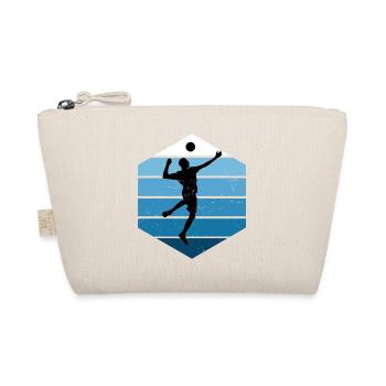 Herren Faustballspieler Volleyball Fistball - Bio-Täschchen - Natur - Vorne