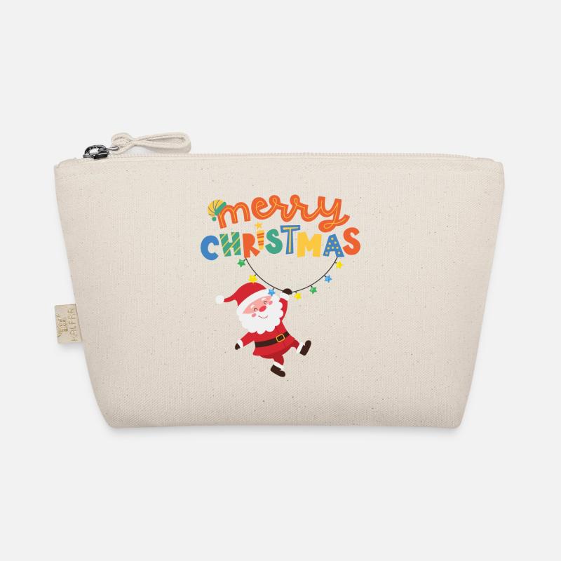 Père Noël mignon avec décoration de Noël Trousse biologique