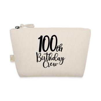 100e anniversaire Crew Bday Party Squad 100 ans - Trousse biologique - nature - Devant