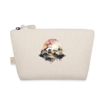 Watercolor Temple - Organic Pouch - nature - Front