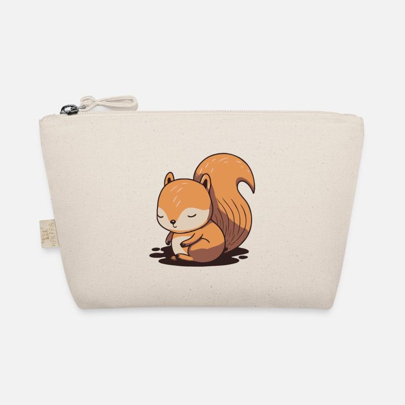 Eichhoernchen Squrirrel Comic Cute Kawaii 1 Organic Pouch