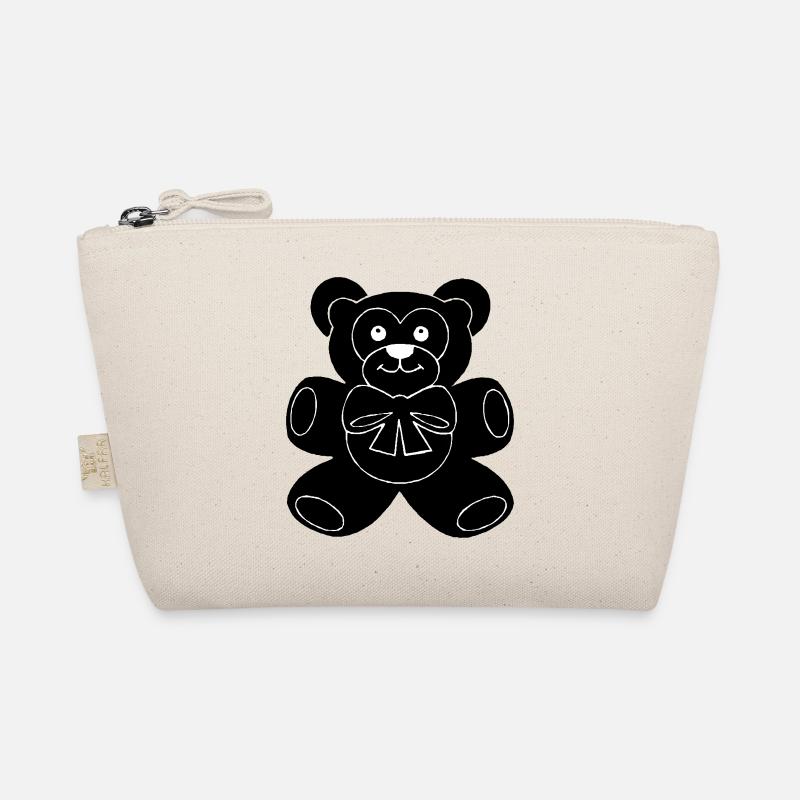 Teddybär - Bio-Täschchen - Natur