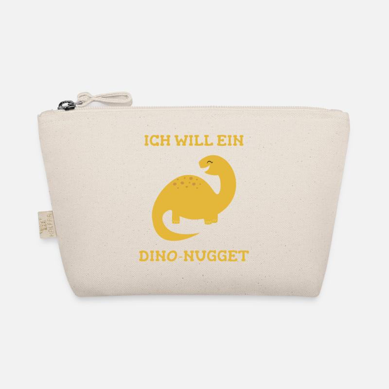 Dino Nugget Nuggets Dinosaurier Geschenk Bio-Täschchen