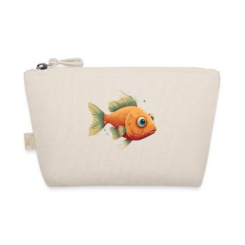 Fish with big Eyes - Organic Pouch - nature - Front
