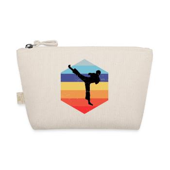 Kickboxeur féminin Boxe masculine Boxe Kickboxing - Trousse biologique - nature - Devant