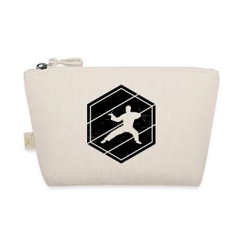 Kung Fu Kungfu Men's Wushu Martial Arts - Organic Pouch - nature - Front