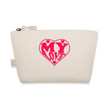My love, Saint Valentin, amour - Trousse biologique - nature - Devant