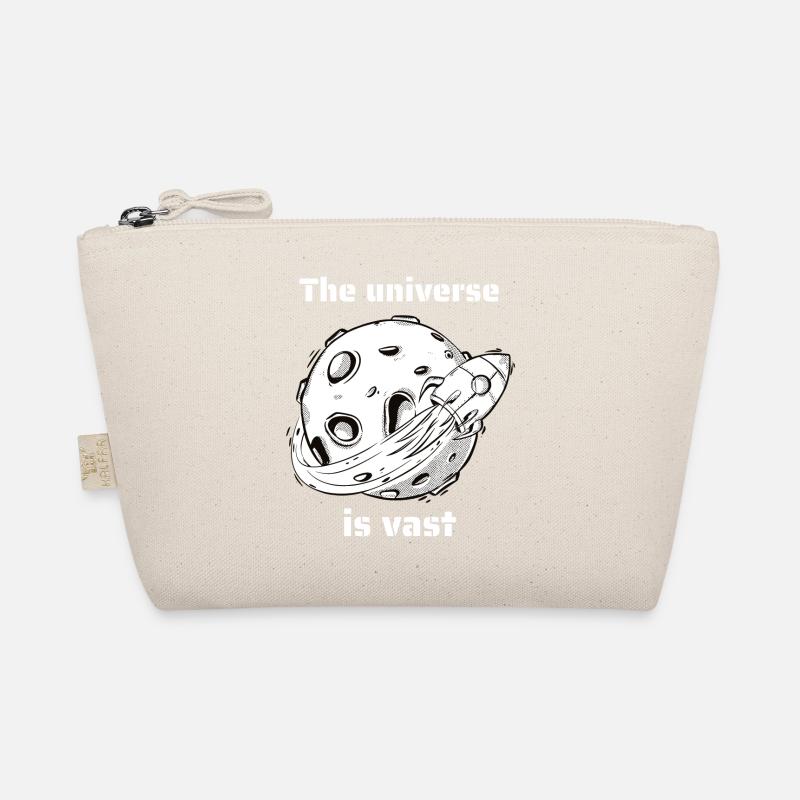 The Universe Is Vast Retro Outer Space Designs Bio-Täschchen