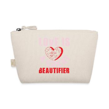 L’AMOUR EST UN GRAND EMBELLISSEUR - Trousse biologique - nature - Devant