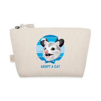 Lustiges Opossum. Adoptiere eine Katze - Bio-Täschchen - Natur - Vorne