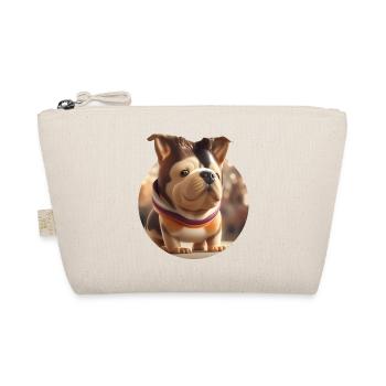 Süßer Kugelhund - Bio-Täschchen - Natur - Vorne