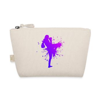 Thai Boxer Muay Thai Thai Boxing Thai Boxing - Organic Pouch - nature - Front