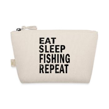 Eat sleep fishing repeat for fishing lovers - Organic Pouch - nature - Front