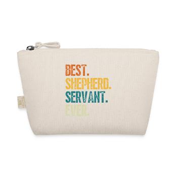 BEST SHEPHERD SERVANT EVER - Organic Pouch - nature - Front