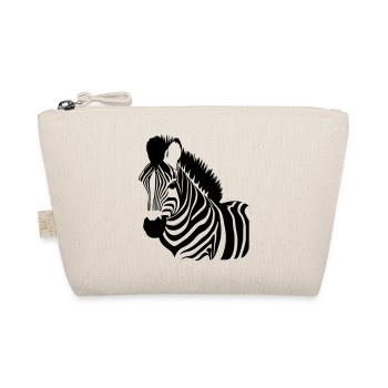 Fun Zebra Cartoon Natur Tier Safari Vektor 3 - Bio-Täschchen - Natur - Vorne