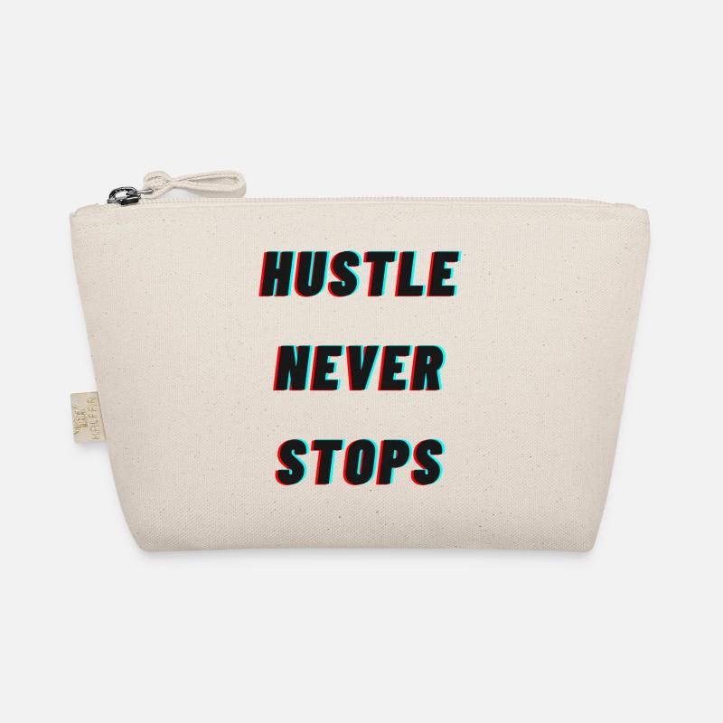 Hustle Never Stops Organic Pouch