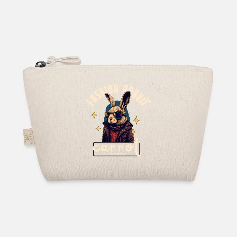 Leather Rocker Bunny Organic Pouch