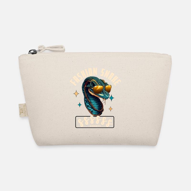 Serpent Glam Couture Organic Pouch