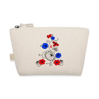 Flower vine with butterfly - Organic Pouch - nature - Front