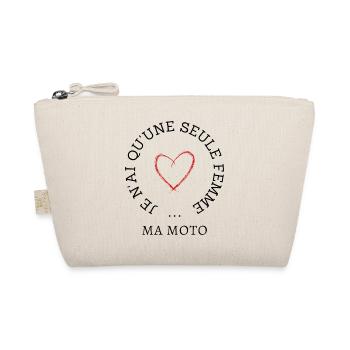 J'ai qu'une seule femme - ma moto ! - Trousse biologique - nature - Devant