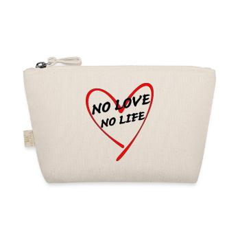 no love no life - Organic Pouch - nature - Front