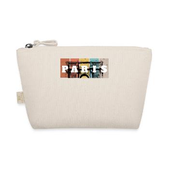 Paris Pop Art Grid - Organic Pouch - nature - Front