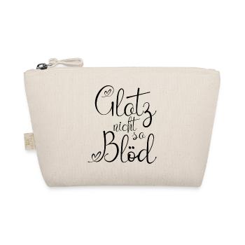 Glotz nicht so Blöd schwarz1 - Bio-Täschchen - Natur - Vorne