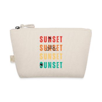 Sunset Palm Gradient Quartet - Organic Pouch - nature - Front