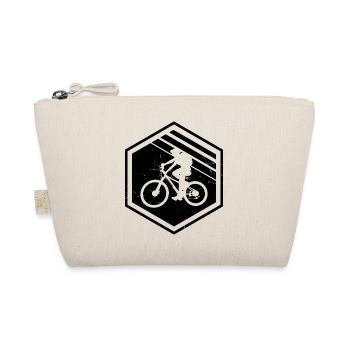 Cycling Cyclists Cycling Women MTB Mountainbik - Organic Pouch - nature - Front