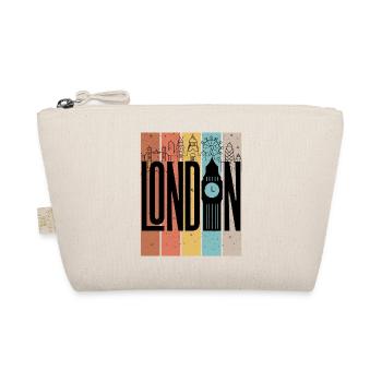 London Skyline Stripes Graphic - Organic Pouch - nature - Front