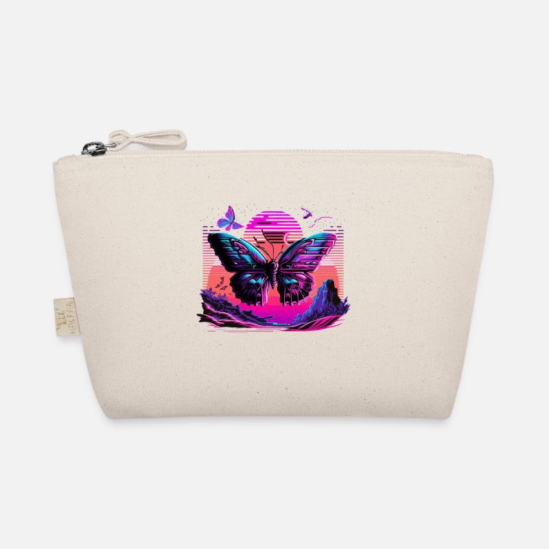 Schmetterling im Technicolor-Traum Bio-Täschchen