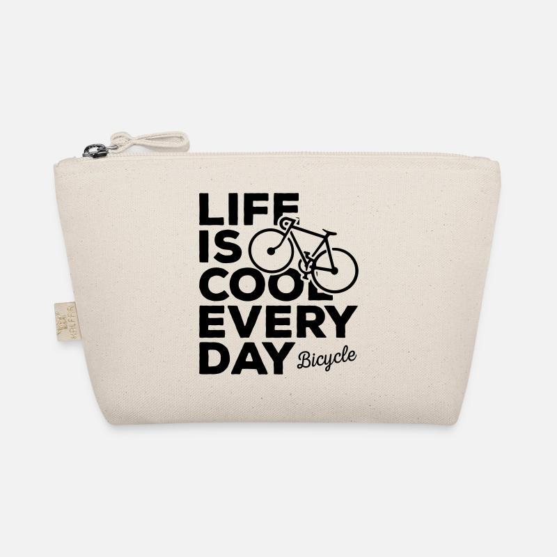 Life is Cool Every Day Bicycle Bio-Täschchen