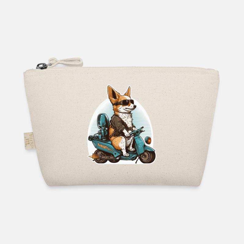 Walisischer Corgi Pembroke - Bio-Täschchen - Natur
