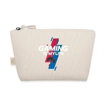Gaming ist mein Leben - Bio-Täschchen - Natur - Vorne