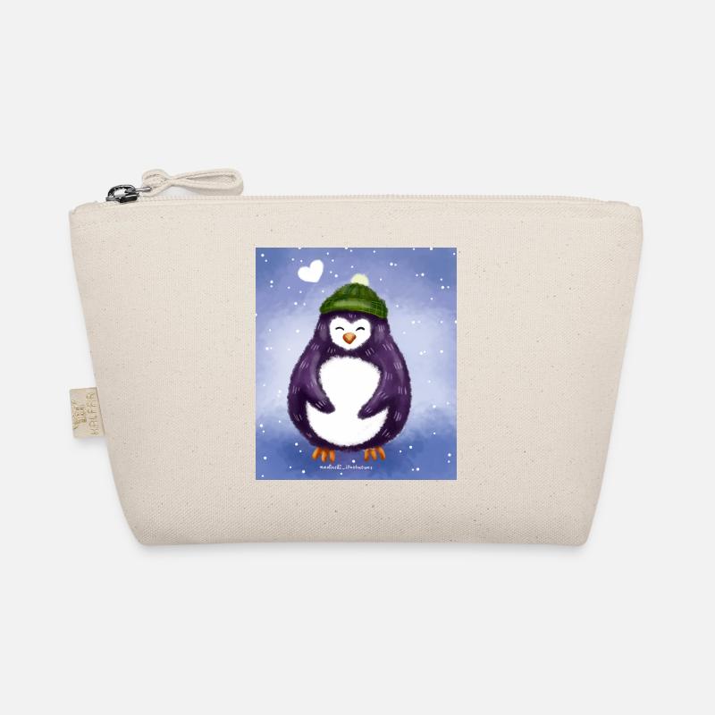 Winter Penguin - Organic Pouch - nature