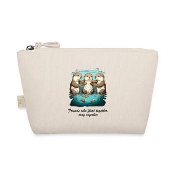 Friends who float together stay together - Bio-Täschchen - Natur - Vorne